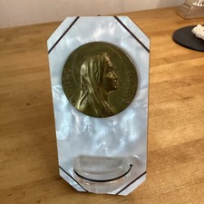 Benitier En Nacre Et Bois