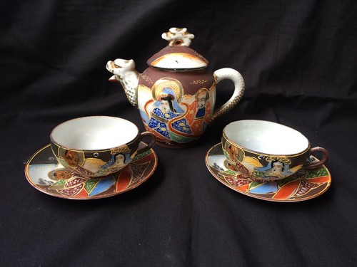 Ensemble thé antique en - thé,