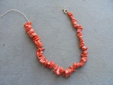 ancien Collier de Corail Rouge