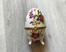 Vintage Porcelain Egg Trinket