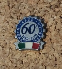 Pin's Vespa Club d'Italia L'italienne Scooter Pin Pins Anniversaire Vintage Rare