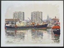 Le port de Boulogne par Albert