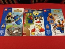 Lot de 3 LIVRES LEGO CITY 