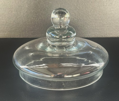 Ancien couvercle cristal - ancien,
