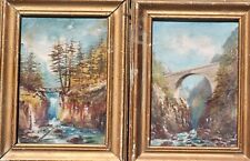 2 Tableaux signés FRANÇOIS