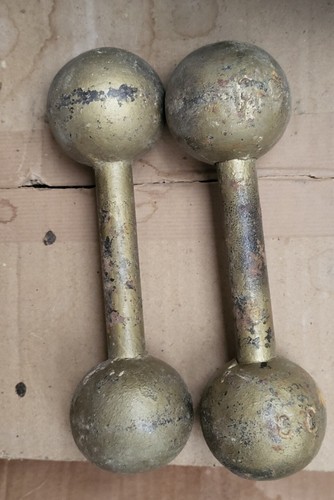 Anciennes halteres fonte - halteres, l