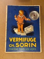 Ancien Carton Vermifuge Sorin