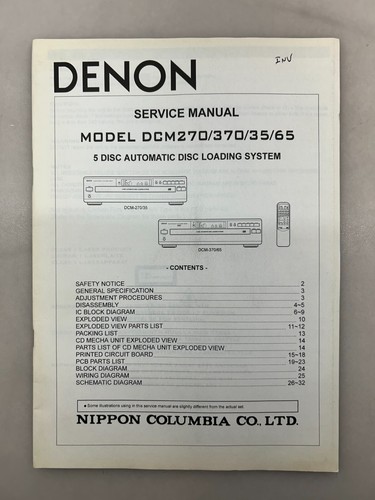 Denon dcm270 370 - denon, 65