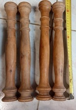 4 anciennes colonnes de meuble en bois  restauration meuble ancien