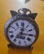 Ancienne montre à gousset MOERIS VENDUE UNIQUEMENT POUR PIÈCES Lire Descriptif 