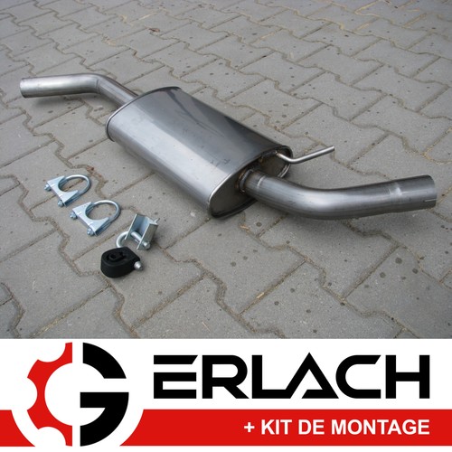 Inox silencieux intermediaire - silencieux,