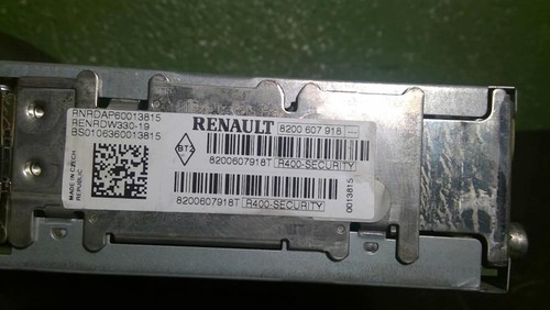 Autoradio origine renault - autoradio, d'origine