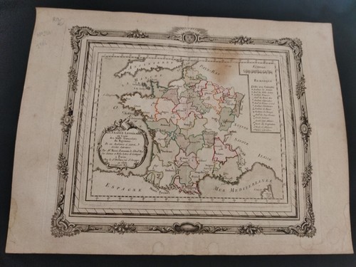 Carte xviii la france - carte, :