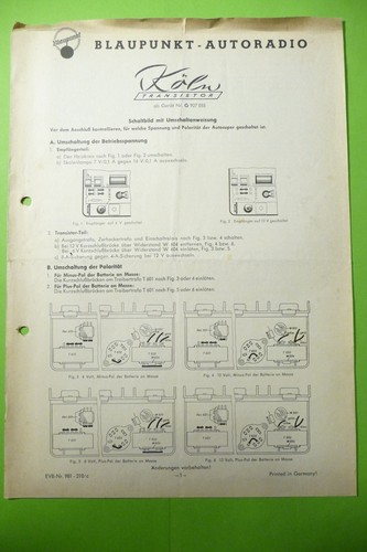 Service manual for - , blaupunkt