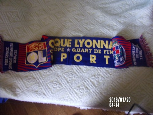 Echarpe olympique lyonnais - olympique, vs