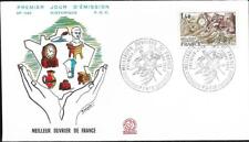 1952++  ENVELOPPE   1er JOUR     MEILLEUR  OUVRIER  DE  FRANCE.