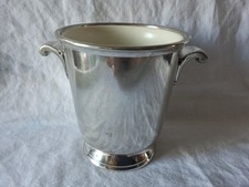 seau à glaçons en étain poli"Les étains du Manoir'bac isotherme amovible France 