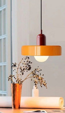 Lustre suspension en verre