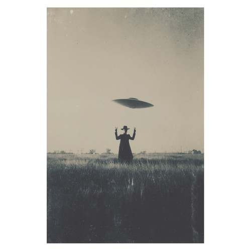 Affiche vintage rencontre ufo - vintage,