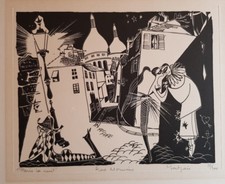 Ancienne Gravure Rue Norvins