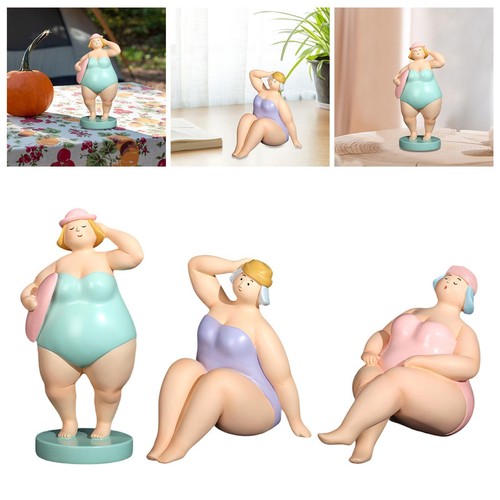 Figurine femme plage - figurine,