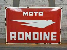 Plaque émaillée MOTO RONDINE