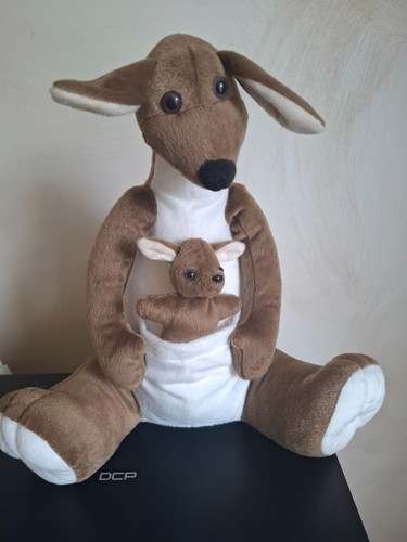 Peluche kangourou avec son - peluche,