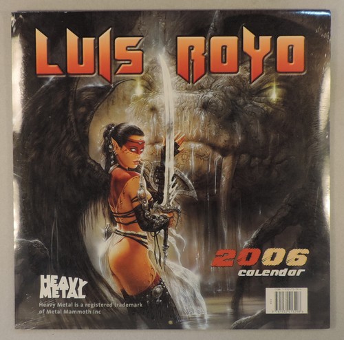 Calendrier anglais luis royo - anglais,
