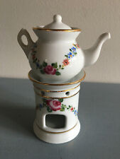 MINIATURE TISANIERE TEAPOT THEIERE EN PORCELAINE DE FRANCE