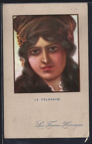 Carte postale artiste - postale, em