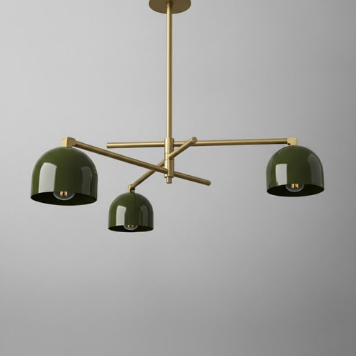 Lustre moderne laiton - moderne,