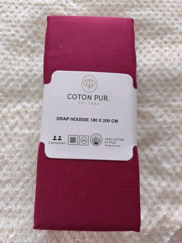 Coton pur drap - pur, 180x200