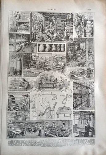 Ancienne planche papier