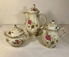 Bernardaud. Limoges. Modèle Bengali. Service à café. Trois pièces en porcelaine