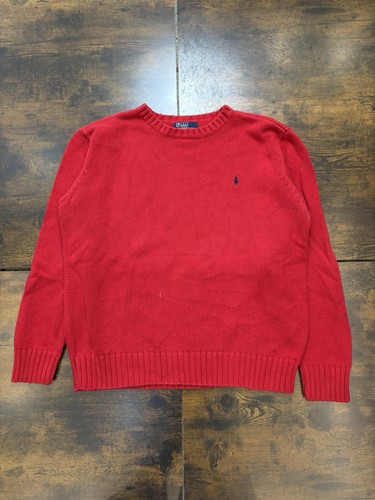 Pull polo ralph lauren rouge - lauren,