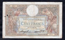 Un billet de 100 Francs Luc