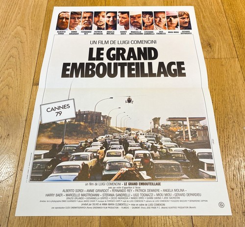 Grand embouteillage affiche - grand,