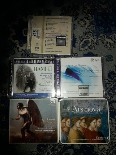 Lot classique dont 3 sacd - lot,