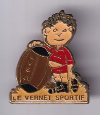 RARE PINS PIN'S .. SPORT RUGBY CLUB TEAM EQUIPE XV ALPES LE VERNET 04 ~GC