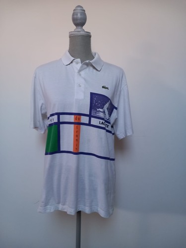 Polo vintage chemise lacoste - polo,