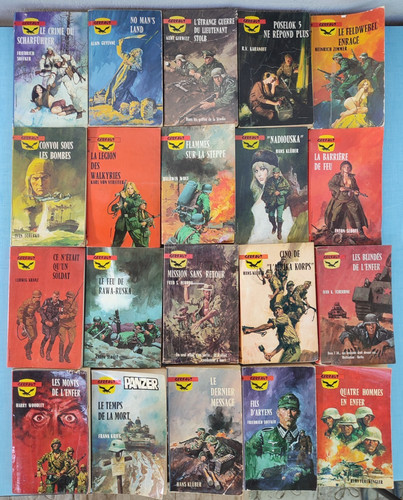 Lot romans gerfaut guerre - lot, 20