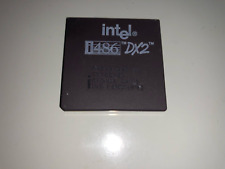 Vintage Intel 486 DX2 66 2x33 Mhz socket 2 socket 3 CPU - tested working great !