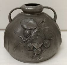 Vase étain - étain d'art  art déco signé F. Cortesi fon