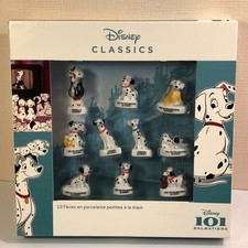 COFFRET  10  FEVES  LES  101  DALMATIENS  DISNEY  -  RECTO/VERSO