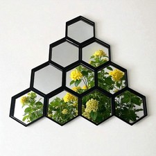 Miroir Hexagonal En Nid