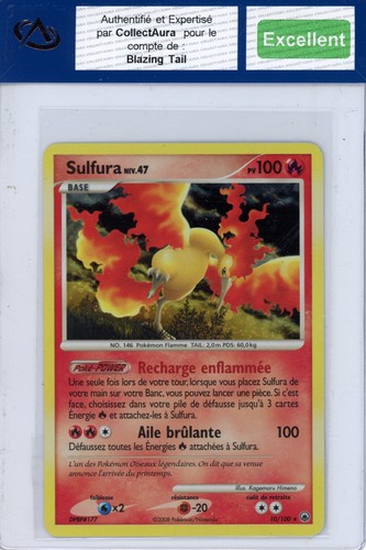 Carte pokémon sulfura 100 - carte,