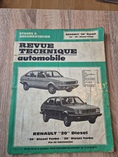 revue technique automobile Renault 20 Diesel