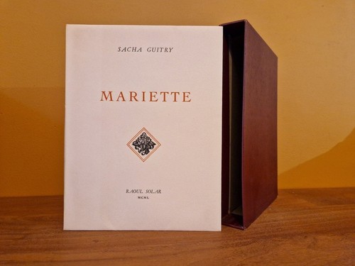 Mariette par sacha guitry 1950 - mariette,