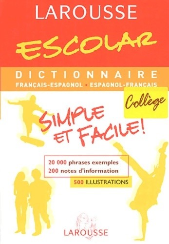 Escolar français espagnol - français/espagnol,