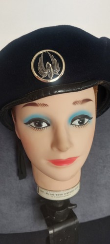 Ancien béret militaire avec - militaire,